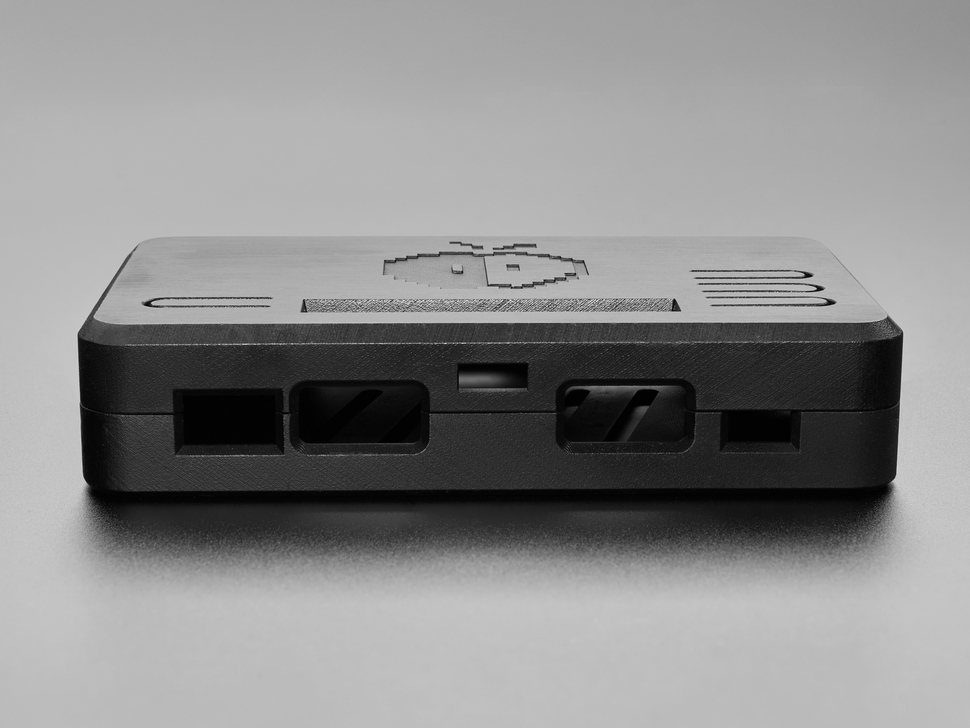 Side Profile Shot of the Assembled Snap-on Enclosure showing the openings for the USB-A Side.