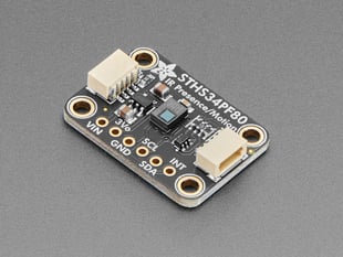Angled Shot of the Adafruit STHS34PF80 IR Presence / Motion Sensor - STEMMA QT / Qwiic