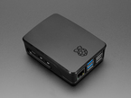 Angled Demo Shot of Raspberry Pi 5 equipped with the Raspberry Pi M.2 HAT+ Compact with SSD that is able to fit into the Raspberry Pi 5 Case + Fan.