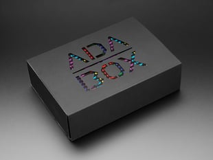 Angled shot of black AdaBox.