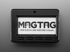 Demo Shot of the Adafruit MagTag Enclosure with the Magtag.