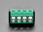 Side Profile Close-Up Shot of the Terminal Block.