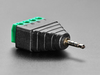 Close Up Shot of the 2.5mm TRRS Plug.