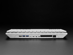 Profile Shot of the BackSide ports on theRaspberry Pi 500+ Keyboard