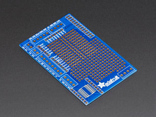 Angled shot of Adafruit Prototyping Pi Plate