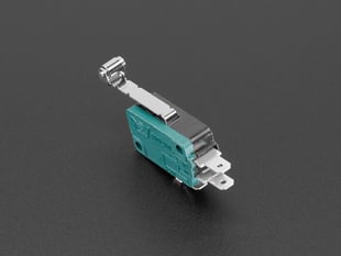 Angled shot of Micro Switch w/Roller Lever - Three Terminal.