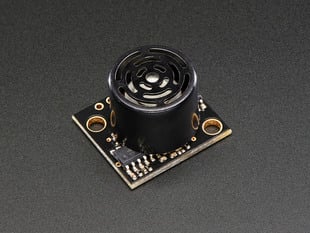 Angled shot of ultrasonic rangefinder.
