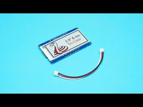 New Products Featuring Adafruit 2.9" R/B/W eInk Display Breakout - THINK INK @adafruit #adafruit